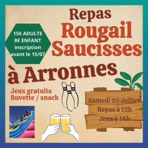 25/07/2026 – FÊTE DE VILLAGE D&rsquo;ARRONNES