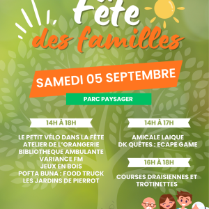 05/09/2026 – FÊTE DES FAMILLES à PUY-GUILLAUME